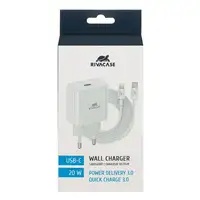 Rivacase PS4101 Universal Blanco Corriente alterna Carga rápida Auto