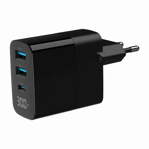 Gembird TA-UC-PDQC30LCD-BK-02 cargador de dispositivo móvil Universal Negro Corrie