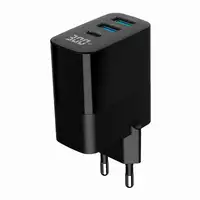 Gembird TA-UC-PDQC30LCD-BK-02 cargador de dispositivo móvil Universal Negro Corrie