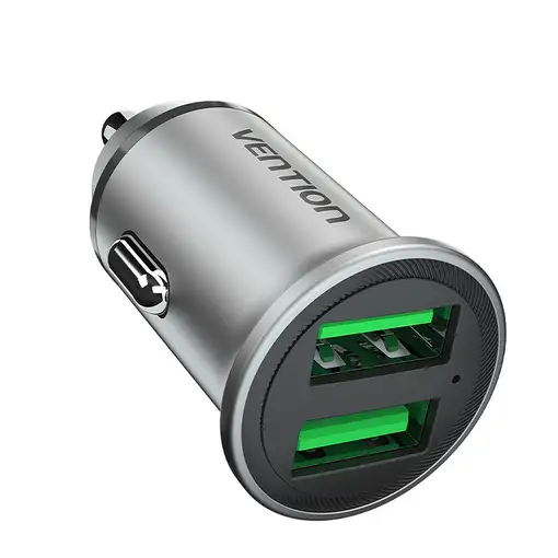 Vention Cargador de Coche FFAH0/ 2xUSB/ 30W