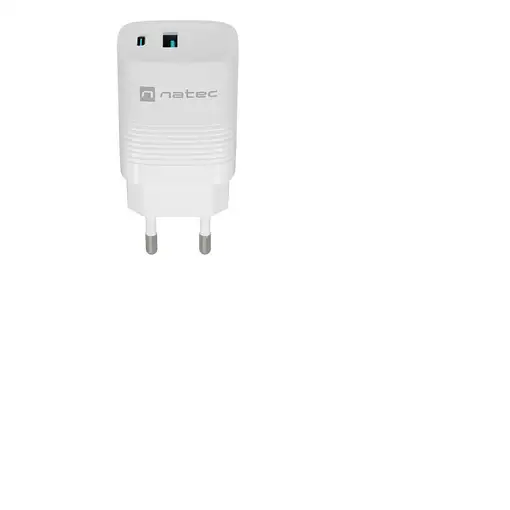 NATEC NUC-2140 cargador de dispositivo móvil Universal Blanco Corriente alterna Ca