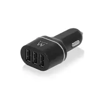 Ewent EW1202 cargador de dispositivo móvil Universal Negro Encendedor de cigarrill