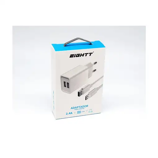 Eightt ECW-M cargador de dispositivo móvil Universal Blanco Corriente alterna Inte