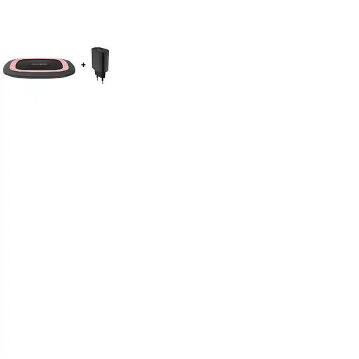 RealPower FreeCharge-10 Smartphone Negro Cargador inalámbrico Carga rápida Interio