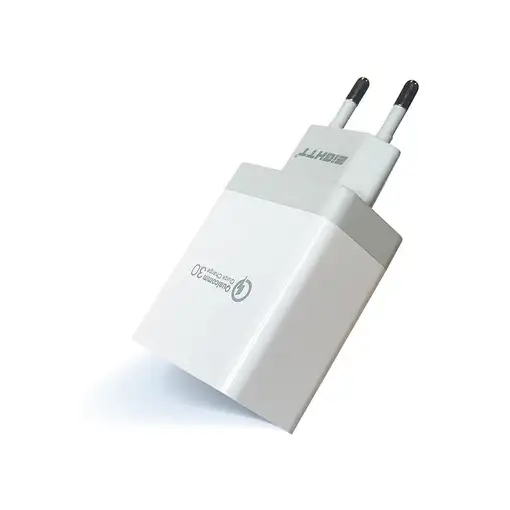 Eightt EQC2V2 cargador de dispositivo móvil Universal Gris, Blanco Corriente alter