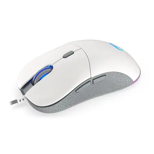 ENDORFY GEM Plus Onyx White ratón Juego mano derecha USB Tipo C Óptico 19000 DPI
