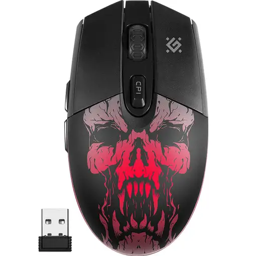 Defender Beta GM-707L ratón Juego mano derecha RF inalámbrico Óptico 1600 DPI