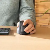 R-Go Tools Ratón ergonómico R-Go HE Break con software de pausa, mediano (tamaño d