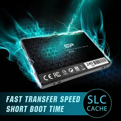 Silicon Power Slim S55 240 GB 2.5" Serial ATA III TLC
