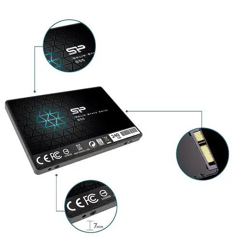 Silicon Power Slim S55 240 GB 2.5" Serial ATA III TLC
