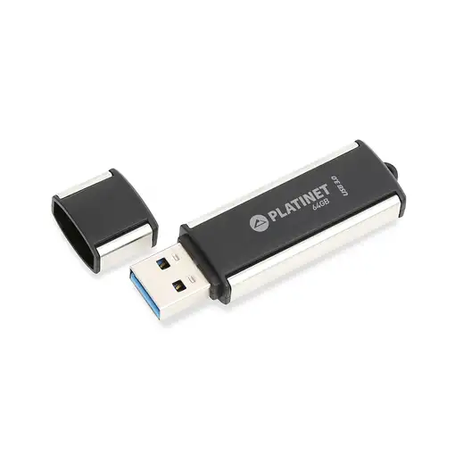 Platinet PMFU364 unidad flash USB 64 GB USB tipo A 3.2 Gen 1 (3.1 Gen 1) Negro