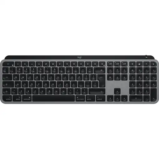 Logitech MX Keys S for Mac teclado Oficina RF Wireless + Bluetooth QWERTY Internac