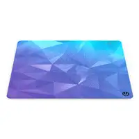 ENDORFY Crystal Blue L Alfombrilla de ratón para juegos Negro, Azul