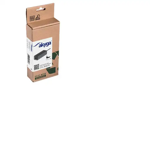 Akyga AK-ND-23 adaptador e inversor de corriente Interior 40 W Negro