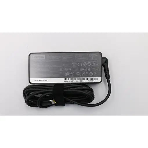Lenovo 02DL128 adaptador e inversor de corriente Interior 65 W Negro