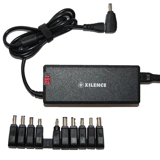 Xilence XM010 adaptador e inversor de corriente Interior 90 W Negro