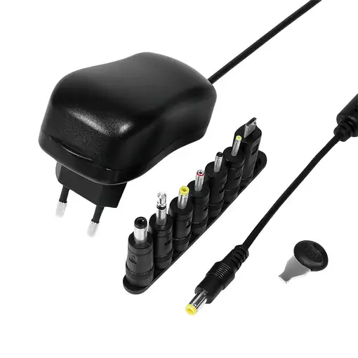 LogiLink PA0161 adaptador e inversor de corriente Interior 24 W Negro