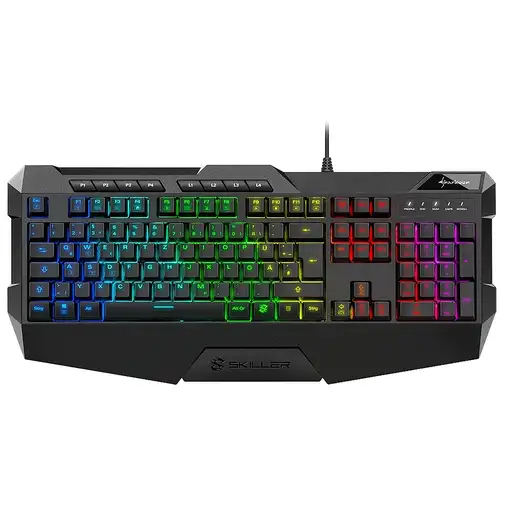 Sharkoon SKILLER SGK4 teclado Juego USB QWERTZ Alemán Negro