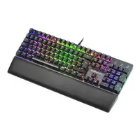 Mars Gaming MK5BPT, Teclado Mecánico RGB, Reposamuñecas Acolchado, Switch OUTEMU S