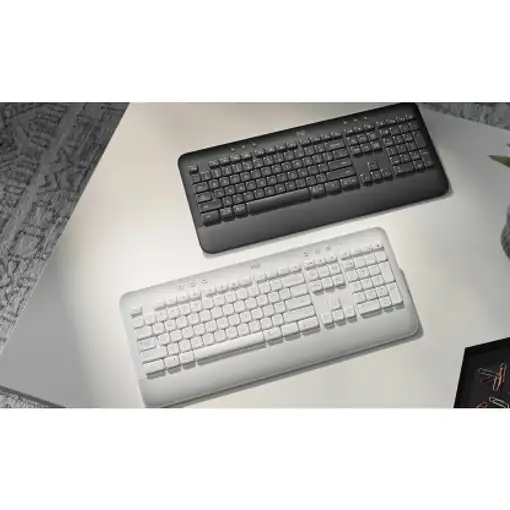 Logitech 920-010967 teclado Oficina Bluetooth QWERTZ Alemán Blanco
