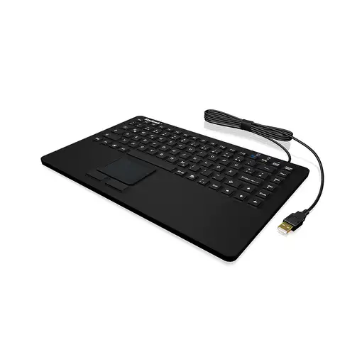 KeySonic KSK-5230IN teclado Oficina USB QWERTY Inglés de EE. UU. Negro