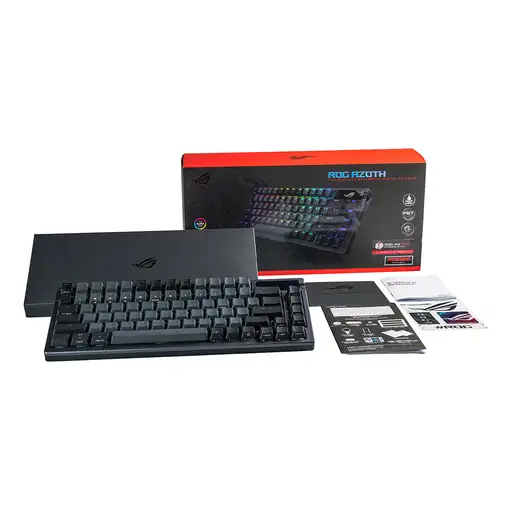 ASUS ROG Azoth teclado Juego USB + RF Wireless + Bluetooth QWERTY Negro