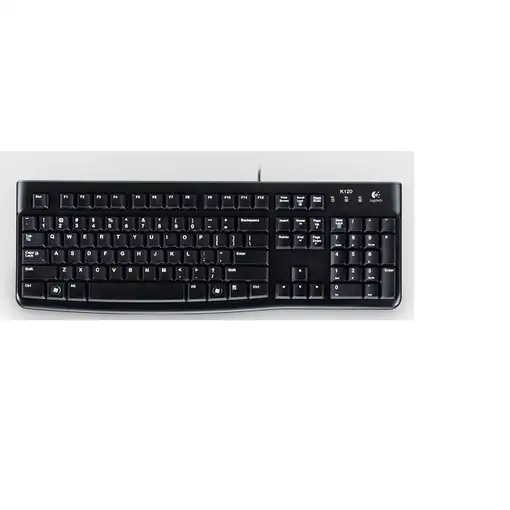 Logitech Keyboard K120 for Business teclado Oficina USB QWERTZ Suizo Negro