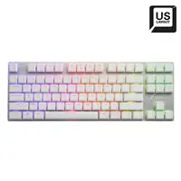 Sharkoon PureWriter TKL RGB Blue teclado Juego USB QWERTY Inglés de EE. UU. Blanco