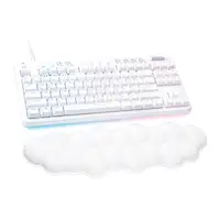 Logitech G 920-010422 teclado Juego USB QWERTY Internacional de EE.UU. Blanco