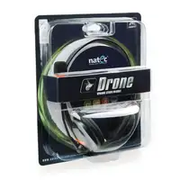 NATEC Drone Auriculares Alámbrico Diadema Llamadas/Música Negro, Naranja
