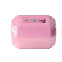 Mars Gaming MSBAXP, Altavoz Bluetooth RGB, Compacto,10W, USB/MicroSD/Radio, Rosa