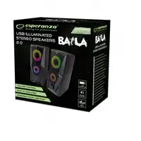 Esperanza BAILA Negro Alámbrico 6 W