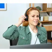 Trust HS-150 Auriculares Alámbrico Diadema Oficina/Centro de llamadas Negro