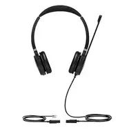Yealink YHS36 Auriculares Alámbrico Diadema Oficina/Centro de llamadas Negro, Plat