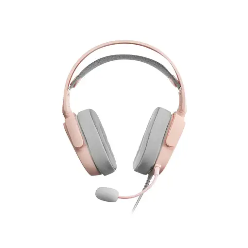 Mars Gaming MHAX Rosa, Auriculares Gaming RGB, Micrófono Extraíble, HiFi, Compatib