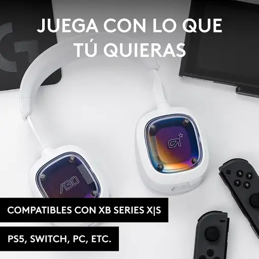 Logitech G A30 Auriculares Inalámbrico y alámbrico Diadema Juego Bluetooth Blanco