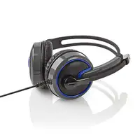 Nedis GHST200BK auricular y casco Auriculares Alámbrico Diadema Juego Negro
