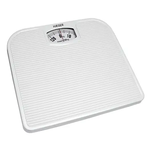 Haeger BS-MEC.013A báscula de baño Plaza Blanco Báscula de baño analógica