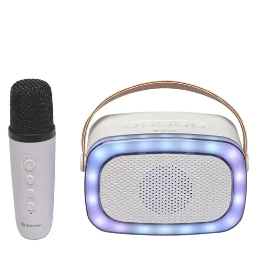 Denver BTM-610 altavoz portátil o de fiesta Blanco 10 W