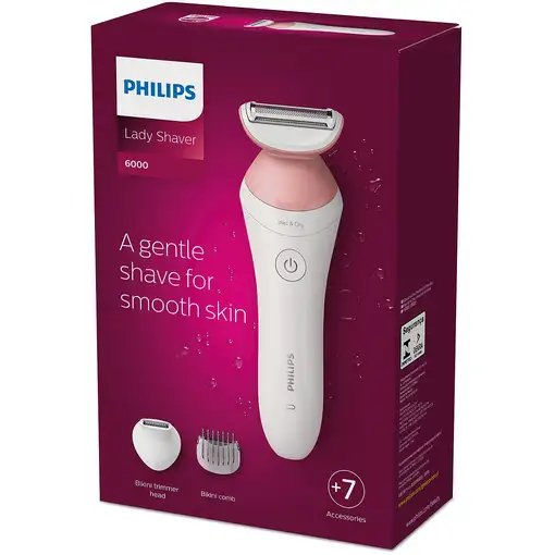 Philips 6000 series Lady Shaver Series 6000 BRL146/00 Afeitadora sin cable con uso
