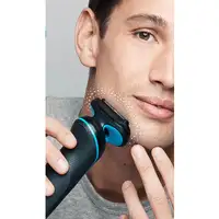Braun 51-B1000s Máquina de afeitar de láminas Negro, Azul