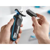 Braun 51-B1000s Máquina de afeitar de láminas Negro, Azul