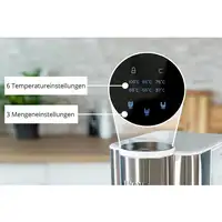 Unold Ava tetera eléctrica 2,5 L 2600 W Plata, Blanco
