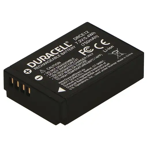 Duracell DRCE12 batería para cámara/grabadora Ión de litio 750 mAh