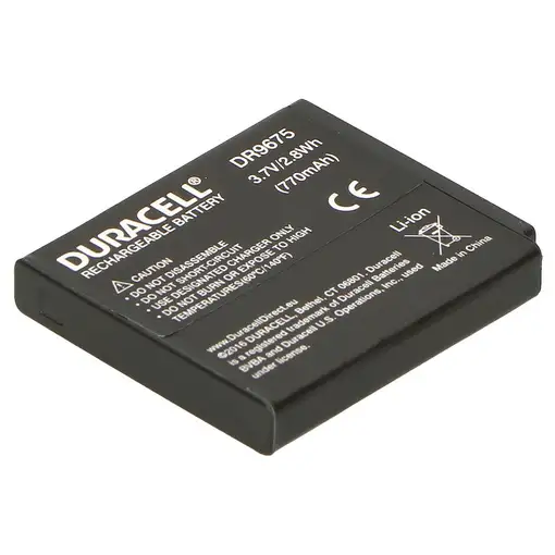Duracell DR9675 batería para cámara/grabadora Ión de litio 770 mAh