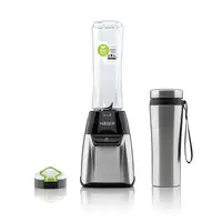 Haeger LQ-350.008A licuadora 0,6 L Licuadora de vaso 350 W Negro, Acero inoxidable