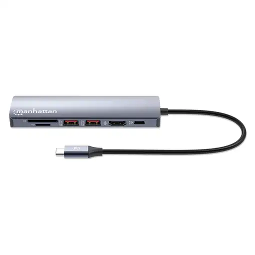 Manhattan 153966 base para portátil y replicador de puertos Alámbrico USB 3.2 Gen
