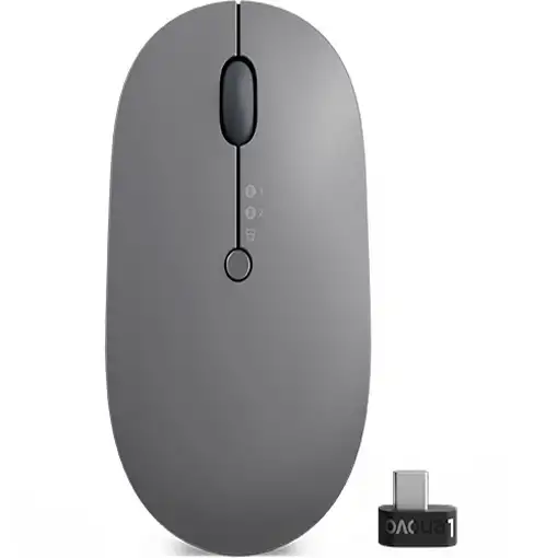 Lenovo Go Multi-Device ratón Oficina Ambidextro RF Wireless + Bluetooth Óptico 240