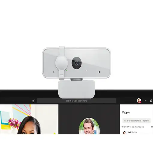 Lenovo GXC1E71383 cámara web 2,8 MP 1920 x 1080 Pixeles USB Blanco