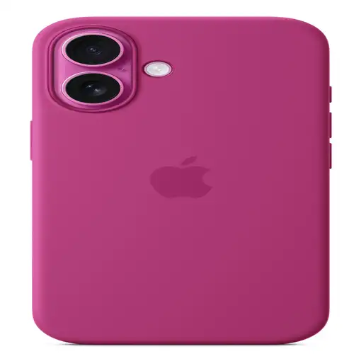 Apple Funda de silicona con MagSafe para el iPhone 16 - Fucsia